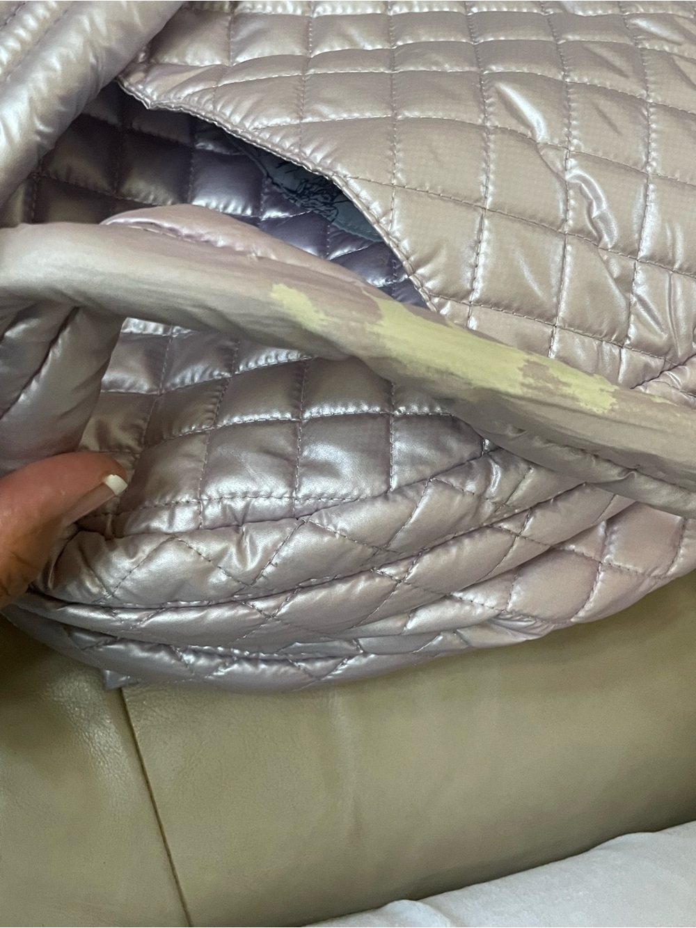Oliver Thomas 24 + 7 Tennis Backpack, Lavender Quilted - Picture 13 of 13
